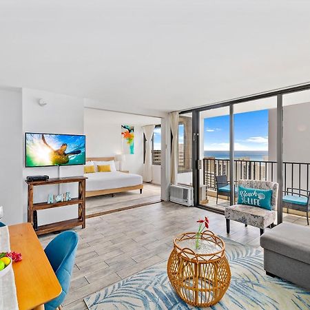 1Br With Great Ocean Views, 1 Block To Waikiki Beach Honolulu Bagian luar foto