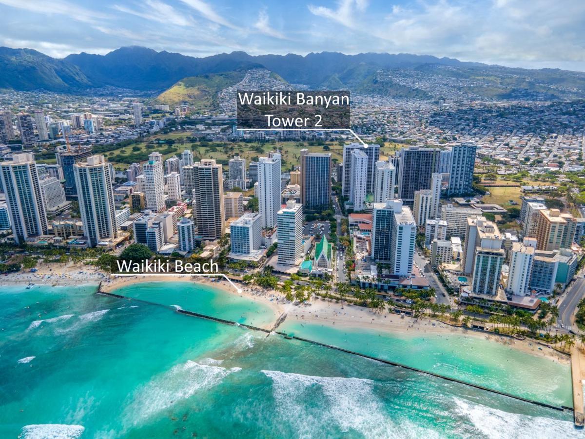 1Br With Great Ocean Views, 1 Block To Waikiki Beach Honolulu Bagian luar foto