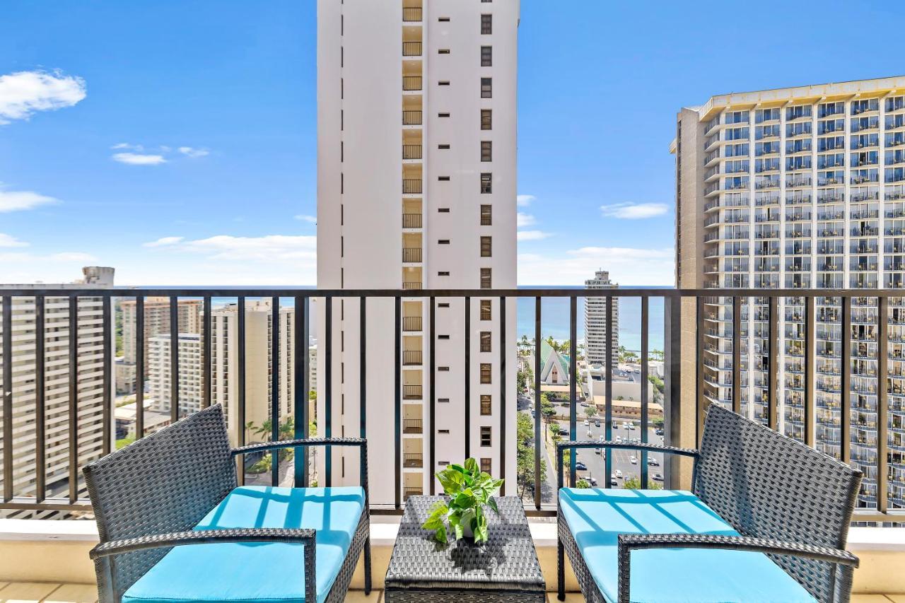 1Br With Great Ocean Views, 1 Block To Waikiki Beach Honolulu Bagian luar foto