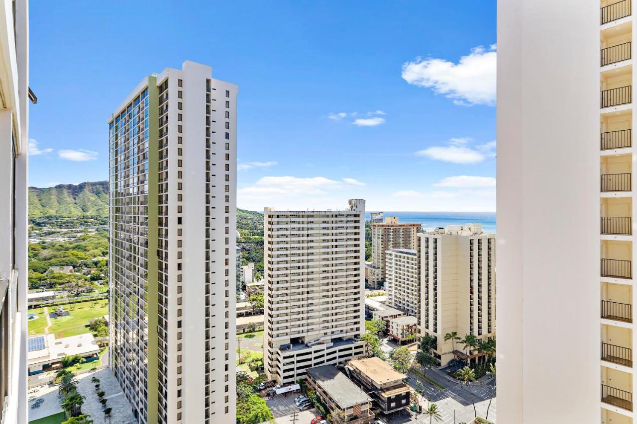 1Br With Great Ocean Views, 1 Block To Waikiki Beach Honolulu Bagian luar foto