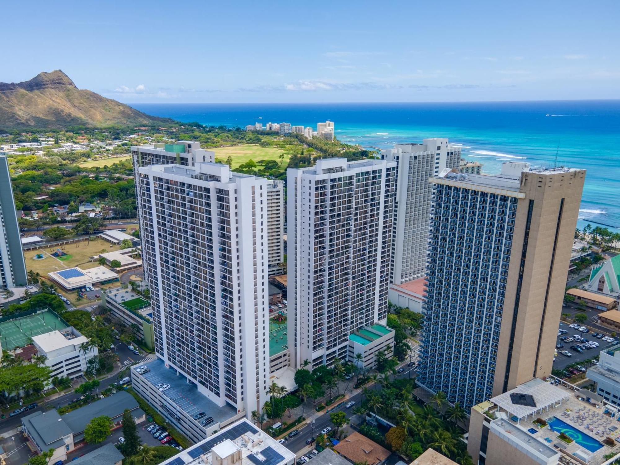 1Br With Great Ocean Views, 1 Block To Waikiki Beach Honolulu Bagian luar foto