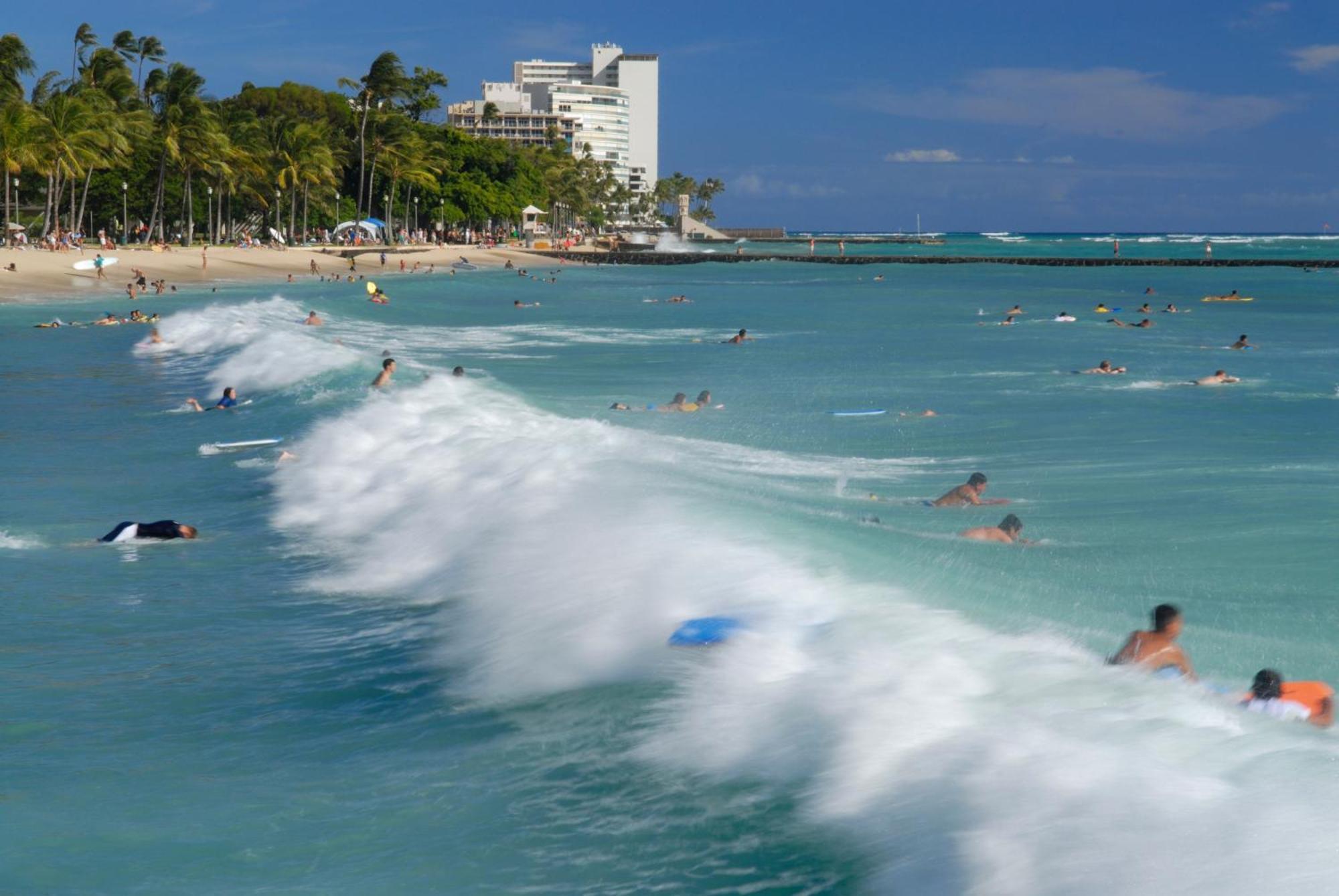 1Br With Great Ocean Views, 1 Block To Waikiki Beach Honolulu Bagian luar foto