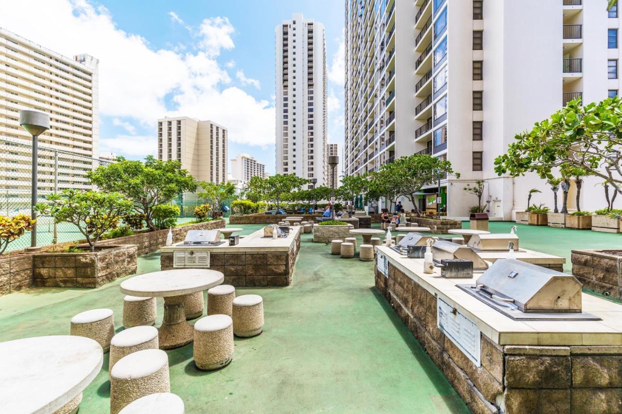 1Br With Great Ocean Views, 1 Block To Waikiki Beach Honolulu Ruang foto